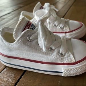 Toddler White Converse Shoes